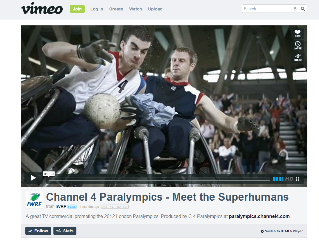 Channel 4 Paralympics   Meet the Superhumans on Vimeo