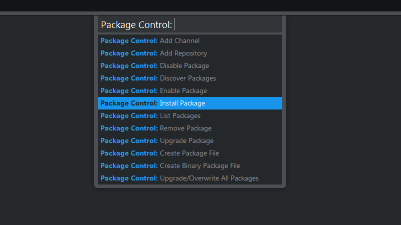Install Package